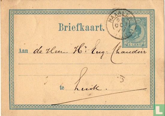 Briefkaart 'Willem III'