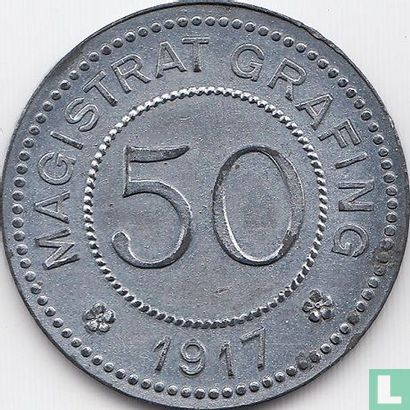 Grafing 50 pfennig 1917 - Afbeelding 1