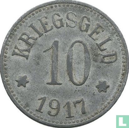 Neustadt an der Aisch 10 pfennig 1917 (zinc) - Image 1