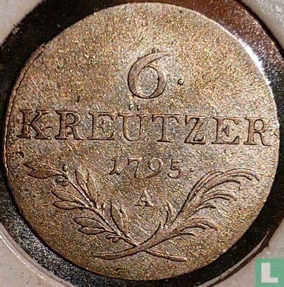 Austria 6 kreutzer 1795 (A) - Image 1