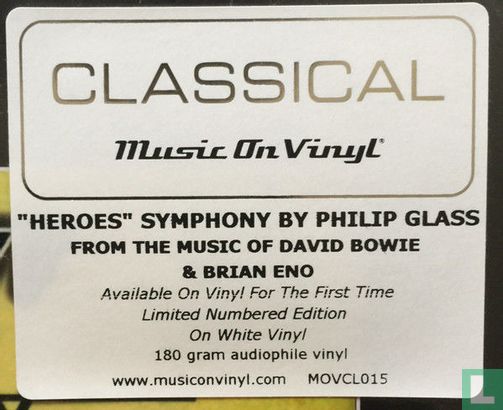 Philip Glass from the Music of David Bowie & Brian Eno – "Heroes"  - Image 3