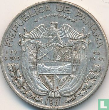 Panama ½ Balboa 1961 - Bild 1