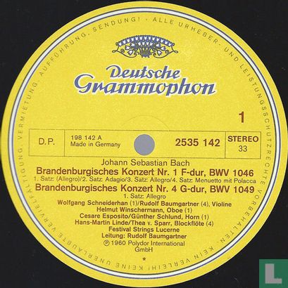 Brandenburgische Konzerte Nr 1, 4 & 6 - Image 3