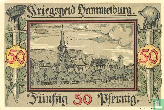 Hammelburg Stadt 50 Pfennig 1918 - Bild 2