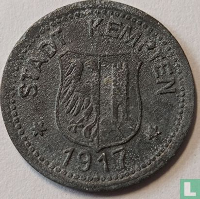 Kempten 10 pfennig 1917 - Afbeelding 1