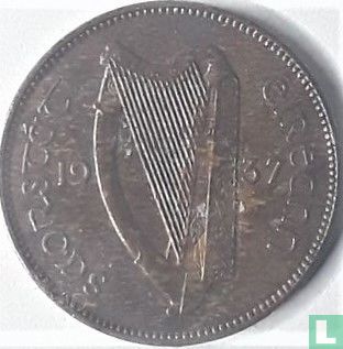 Ierland 1 farthing 1937 - Afbeelding 1