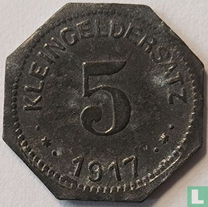 Eisleben 5 pfennig 1917 - Image 1