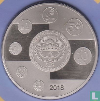 Kirgizië 5 som 2018 (folder) "25 years of the national currency" - Afbeelding 3