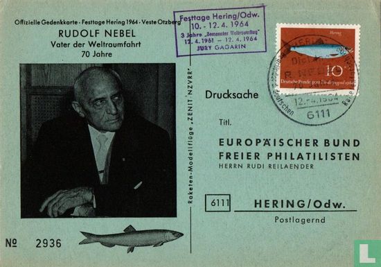 Rudolf Nebel 70 jaar