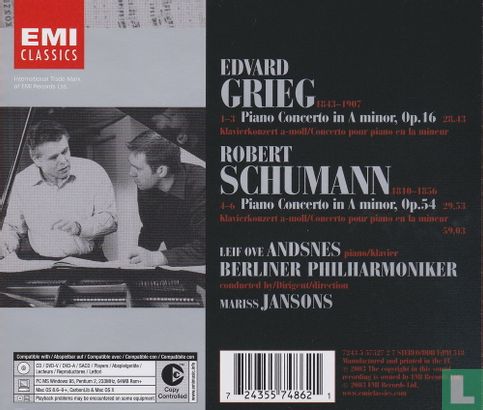 Grieg/Schumann: Piano Concertos - Image 2
