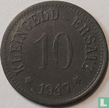 Gunzenhausen 10 pfennig 1917 - Afbeelding 1