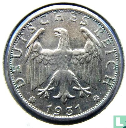 Duitse Rijk 2 reichsmark 1931 (D) - Afbeelding 1