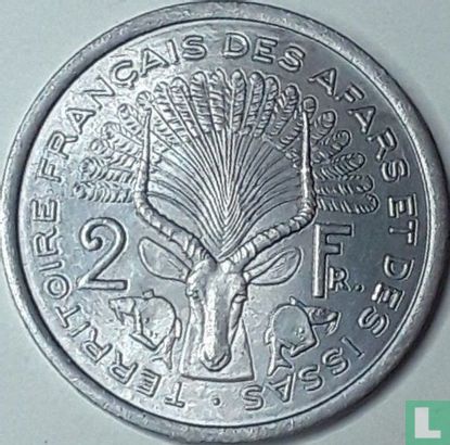 French Territory of the Afars and the Issas 2 francs 1975 - Image 2