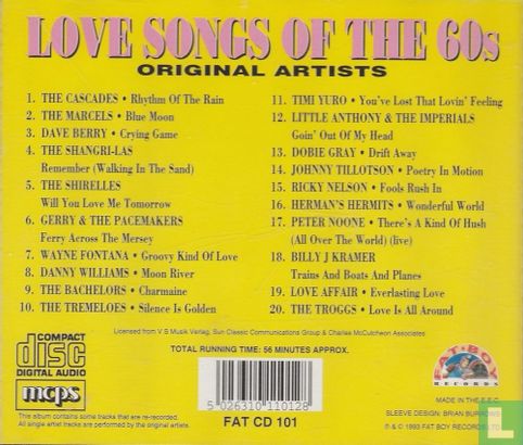 Love songs of the 60s - Afbeelding 2