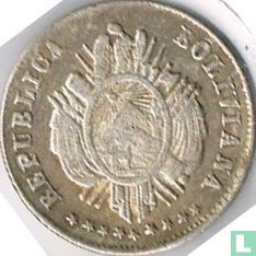 Bolivie 5 centavos 1874 - Image 2