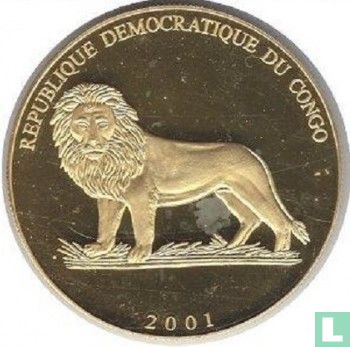Congo-Kinshasa 10 francs 2001 "Germany - World football champions" - Afbeelding 1