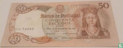 Portugal 50 Escudos (José da Silva Lopes & Artur Eduardo Brochado dos Santos Silva) - Afbeelding 1