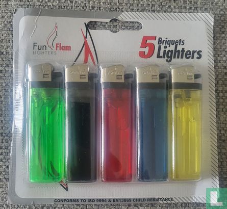 5 Briquets Lighters - Afbeelding 1