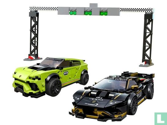Lego 76899 Lamborghini Huracán Super Trofeo EVO en Lamborghini Urus ST-X - Bild 3