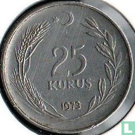 Turkey 25 kurus 1973 - Image 1