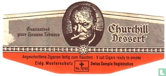 Angeschnittene Zigarren fertig zum Rauchen V cut Cigars ready to smoke Eidg. Musterschutz + No. 76242 Swiss Sample Registration - Guaranteed pure havanna Tobacco - Churchill Dessert - Afbeelding 1