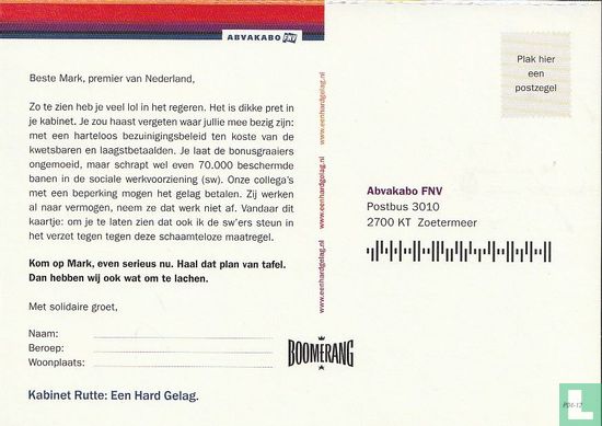 B120036 - AbvaKabo "De grijns regeert" - Image 2