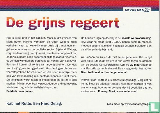 B120036 - AbvaKabo "De grijns regeert" - Image 4