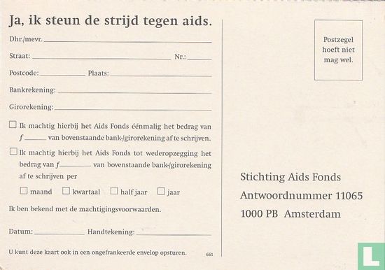 A000218 - Stichting Aids Fonds - Het Rode Lintje - Afbeelding 3