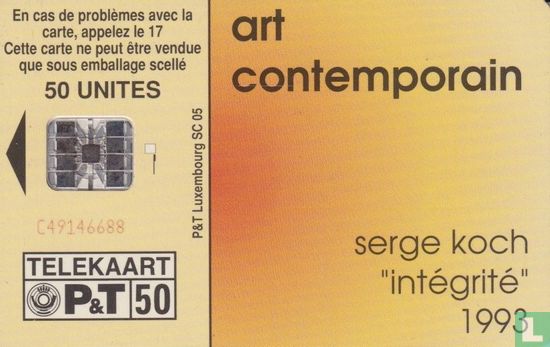 Serge Koch "Intégrité" 1993 - Image 1