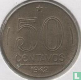 Brazil 50 centavos 1942 - Image 1