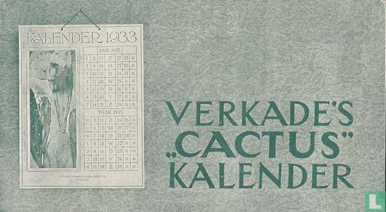 Verkade's "Cactus" kalender - Bild 1