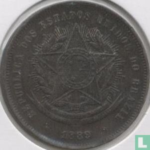 Brazilië 20 réis 1889 - Afbeelding 1