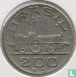 Brazil 200 réis 1938 (type 1) - Image 1