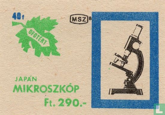 Japán mikroszkóp Ft. 290.-