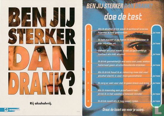 A000615 - Alcohol Infolijn "Ben Jij Sterker Dan Drank?" - Afbeelding 5