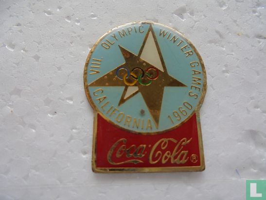California 1960 VIII Olympic Winter Games. Coca Cola
