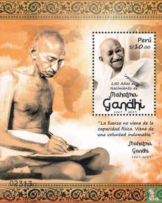 Mahatma Gandhi wurde vor 150 Jahren geboren