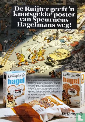 De Ruijter geeft 'n knotsgekke poster van speurneus Hagelmans weg!