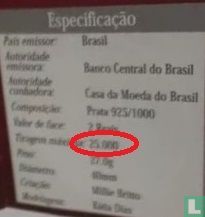 Brasilien 2 Reais 2004 (PP) "FIFA centennial" - Bild 3