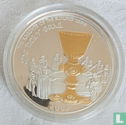 Cookeilanden 5 dollars 2009 (PROOF) "The knights of the round table - Holy grail" - Afbeelding 1