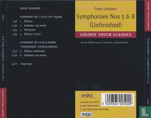 Frans Schubert: Symphonies Nos 5 & 8 (Unfinished) - Image 5