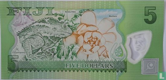 FIJI 5 dollars - Image 2