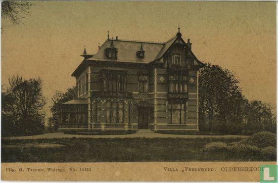 Villa Vredewoud. Oldeberkoop.