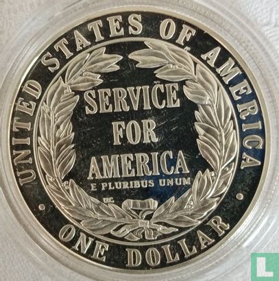 États-Unis 1 dollar 1996 (BE) "National community service" - Image 2