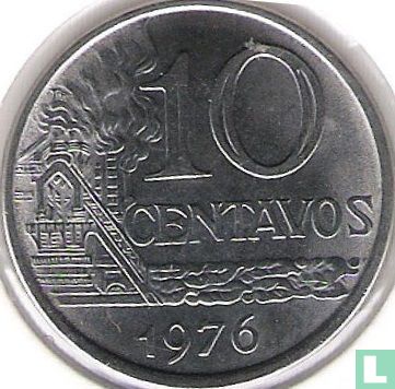 Brésil 10 centavos 1976 - Image 1