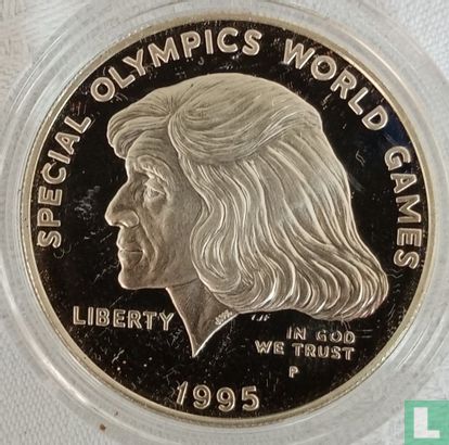 United States 1 dollar 1995 (PROOF) "Special Olympics World Games" - Image 1