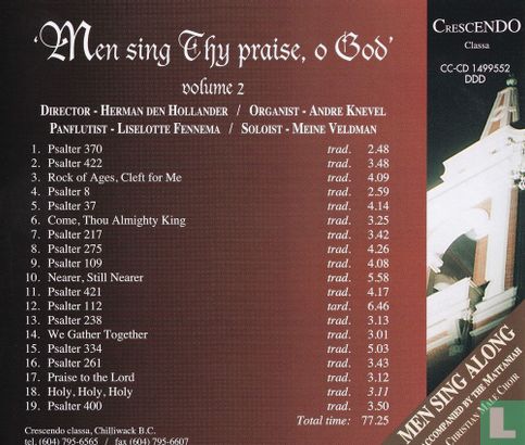 Men sing Thy praise, o God  (2) - Bild 2