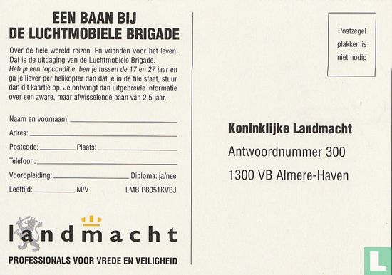 B002312 - Koninklijke Landmacht "Of Sta Je Liever Bij De Bushalte?" - Image 3