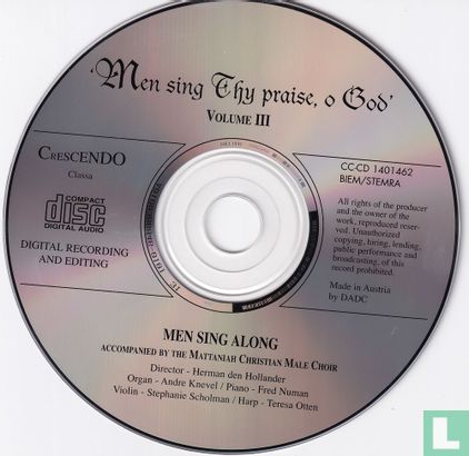 Men sing Thy praise, o God  (3) - Image 3