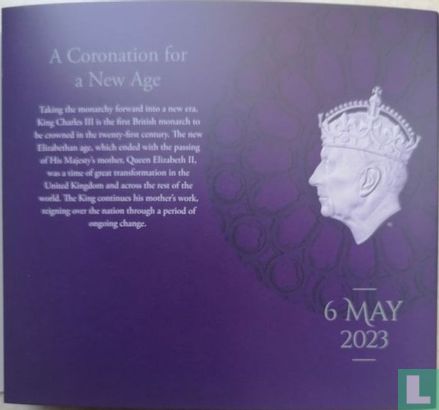 Royaume-Uni 5 pounds 2023 (folder) "Coronation of King Charles III" - Image 3